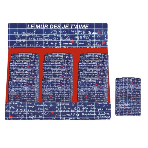 Καθρέπτες "Mur Je T'Aime" 12 ass 9,5x6 cm