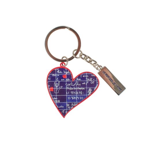 Μπρελόκ Μεταλλικό "Mur Je T'Aime" 8,5x5 cm