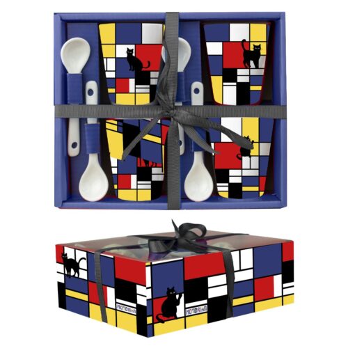 Σετ 4 Κούπες "Chat" Mondrian 19 cm