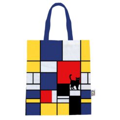Τσάντα Βαμβακερή "Chat" Mondrian 44x38 cm