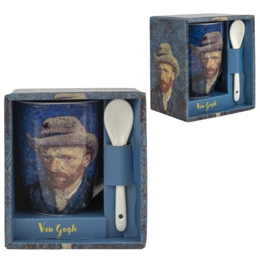 Κούπα Με Κουταλάκι "Αυτοπροσωπογραφία" Van Gogh 500 ml 13x12 cm