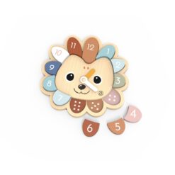 Ξύλινο Εκπαιδευτικό Ρολόι "Σκαντζόχοιρος" 28x27x3 cm