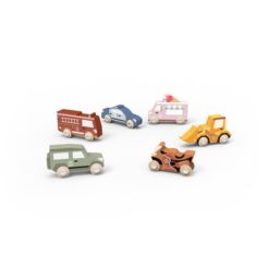 Alternative view of Ξύλινα Οχήματα (Ass 12 τεμ) 9,5x3x6,5 cm