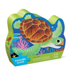 36-pc Shaped Box Foil Puzzle/Sea Turtle