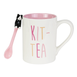 Kit-Tea Mug & Spoon Set 11 cm