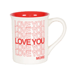 Love You Type Mug 11cm