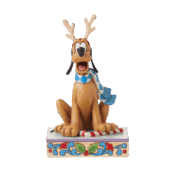 Dashing Rein-dog (Holiday Pluto Figurine) 14 cm