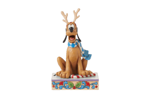 Dashing Rein-dog (Holiday Pluto Figurine) 14 cm