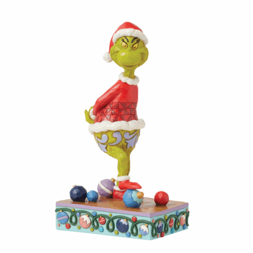 Grinch Stepping on Ornament Figurine 18,5 cm