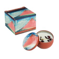 Αρωματικό Κερί Σε Μεταλλικό Κουτί "Fuji" Hokusai 6x4 cm
