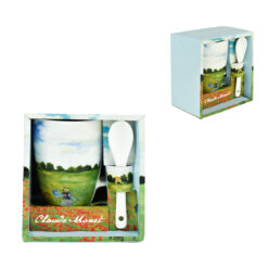 Κούπα Με Κουταλάκι Espresso "Les Coquelicots" Monet 250 ml 10x9,5 cm