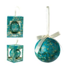 Χριστουγεννιάτικη Μπάλα Σε Συσκευασία "Les Amandiers" Van Gogh 7,5 cm