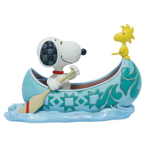 Snoopy & Woodstock Canoe Figurine 10,5 cm
