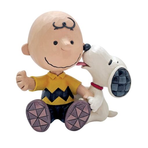 Charlie Brown with Snoopy Figurine 11 cm