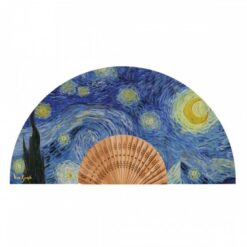 Βεντάλια "Nuit Etoilee" Van Gogh 21x37 cm