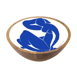 Ξύλινο Μπωλ Εκτυπωμένο "Nu Bleu" Matisse 20 cm