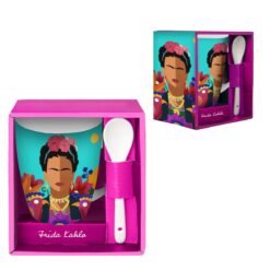 Κούπα Με Κουταλάκι "Αυτοπροσωπογραφία" Frida 300 ml 13x12 cm