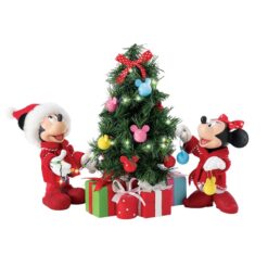 Mickey Mouse Decorating the Tree 23 cm