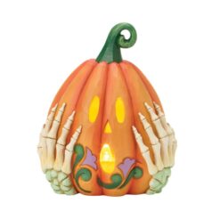 Oh my, Boo (Jack o Lantern Light-up Skeleton Hands) 13 cm