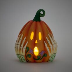 Alternative view of Oh my,  Boo (Jack o Lantern Light-up Skeleton Hands) 13 cm