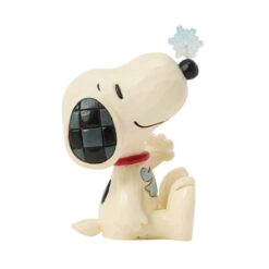 Snoopy with Snowflake on Nose Mini 7,5 cm