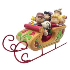 Peanuts Gang in Sled 18,5 cm