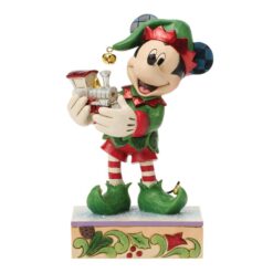 Mickey Elf with Train Figurine 19,5 cm