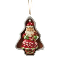 Cookie Cutter Santa Hanging Ornament 11,5 cm