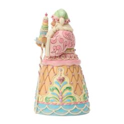 Alternative view of Pastel Gingerbread Santa with Macaroon Staff 25,5 cm