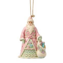 Santa with Bag of Candy Hanging Ornament 11,5 cm