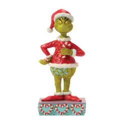 Grinch with Broken Candy Cane 22 cm