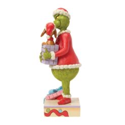Alternative view of Grinch Holding Gift with Max Popping Out 24 cm