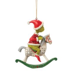 Alternative view of Grinch Riding Rocking Horse Hanging Ornament 13,5 cm