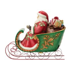 Alternative view of Santa Musical Sleigh 22 cm