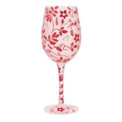 Ruby Holiday Chinoiserie Wine Glass 22,5 cm