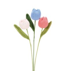 Tulips - Blue & Pink (3 Assorted) 35 cm