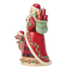 Alternative view of Santa with Pet Dog 24,5 cm