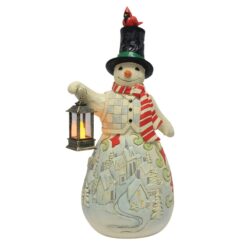 Snowman LED Lantern Statue 40,5 cm