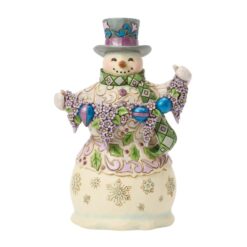 Purple Snowman 17 cm
