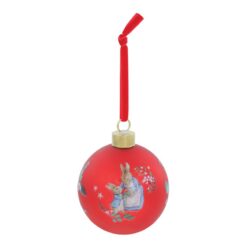 Peter Rabbit™ Red Festive Bauble 9,5 cm