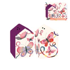 Σετ Αλατοπίπερο Butterfly 7 cm