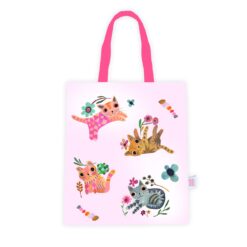 Τσάντα Πάνινη Cat Flower 44 cm