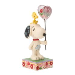 Alternative view of You Make my Heart Float (Snoopy with Heart Balloon Figurine) 18 cm