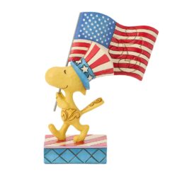 Sweet Liberty (Patriotic Woodstock with Flag Figurine) 11 cm