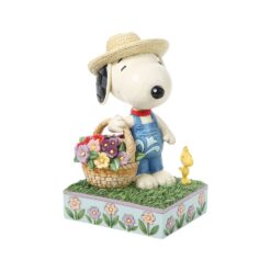 Petals of Joy (Snoopy Holding Flower Basket Figurine) 15 cm