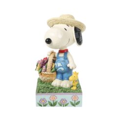 Alternative view of Petals of Joy (Snoopy Holding Flower Basket Figurine) 15 cm