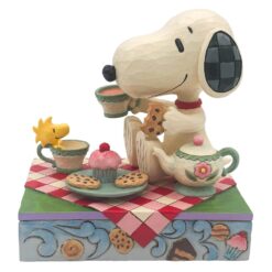 Snoopy & Woodstock Tea & Sweets Figurine 12,5 cm