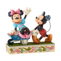 Alternative view of Mickey & Minnie Spring Wheelbarrow Figurine 15 cm