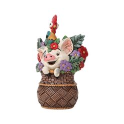 Alternative view of Pua & Hei Hei Flower Basket Figurine 12,5 cm